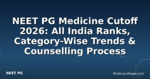 NEET PG Medicine Cutoff 2026: All India Ranks, Category-Wise Trends & Counselling Process
