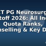 NEET PG Neurosurgery Cutoff 2026: All India Quota Ranks, Counselling & Key Dates