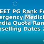 NEET PG Rank For Emergency Medicine: All India Quota Ranks & Counselling Dates 2026