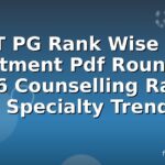 NEET PG Rank Wise Seat Allotment Pdf Round 1: 2026 Counselling Ranks & Specialty Trends