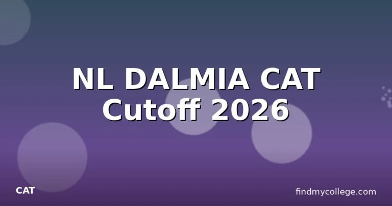 NL DALMIA CAT Cutoff 2026
