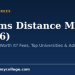 Nmims Distance MBA (2026): Is It Valid & Worth It? Fees, Top Universities & Admission