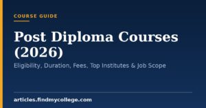Post Diploma Courses (2026): Eligibility, Duration, Fees, Top Institutes & Job Scope