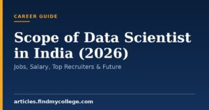 Scope of Data Scientist in India (2026): Jobs, Salary, Top Recruiters & Future
