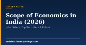 Scope of Economics in India (2026): Jobs, Salary, Top Recruiters & Future