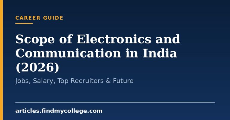 Scope of Electronics and Communication in India (2026): Jobs, Salary, Top Recruiters & Future