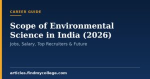 Scope of Environmental Science in India (2026): Jobs, Salary, Top Recruiters & Future