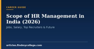 Scope of HR Management in India (2026): Jobs, Salary, Top Recruiters & Future