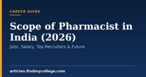 Scope of Pharmacist in India (2026): Jobs, Salary, Top Recruiters & Future