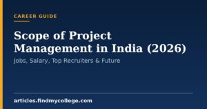 Scope of Project Management in India (2026): Jobs, Salary, Top Recruiters & Future