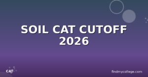 SOIL CAT CUTOFF 2026