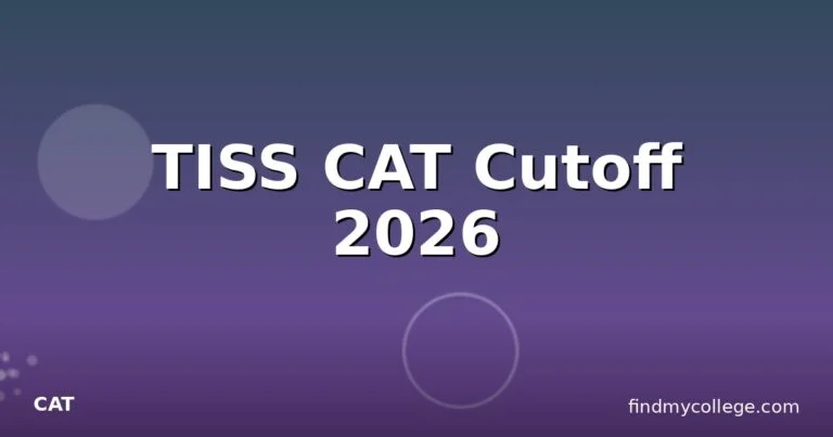 TISS CAT Cutoff 2026