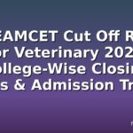 TS EAMCET Cut Off Rank For Veterinary 2026: College-Wise Closing Ranks & Admission Trends