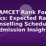 TS EAMCET Rank For 100 Marks: Expected Ranks, Counselling Schedule & Admission Insights