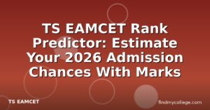 TS EAMCET Rank Predictor: Estimate Your 2026 Admission Chances With Marks