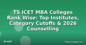 TS ICET MBA Colleges Rank Wise: Top Institutes, Category Cutoffs & 2026 Counselling