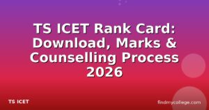 TS ICET Rank Card: Download, Marks & Counselling Process 2026