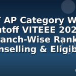 VIT AP Category Wise Cutoff VITEEE 2026: Branch-Wise Ranks, Counselling & Eligibility