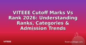 VITEEE Cutoff Marks Vs Rank 2026: Understanding Ranks, Categories & Admission Trends