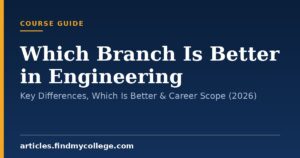 Which Branch Is Better in Engineering: Key Differences, Which Is Better & Career Scope (2026)