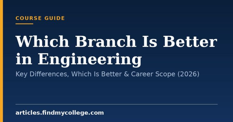 Which Branch Is Better in Engineering: Key Differences, Which Is Better & Career Scope (2026)