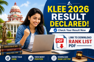 KLEE 2026 Result Declared at cee.kerala.gov.in; Link to Download Rank List PDF