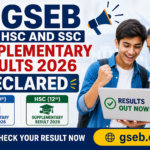 GSEB HSC and SSC Supplementary Results 2026 Declared at gseb.org; Check Direct Link, Steps to Download and Important Details