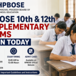 HPBOSE 10th & 12th Supplementary Exams Begin Today; Check Important Guidelines, Exam Schedule and Instructions