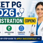NEET PG 2026 Registration (Open) Live: Direct Link, Application Fee & Process
