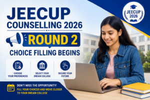 JEECUP Counselling 2026: Round 2 Choice Filling Begins; Check Last Date and Steps