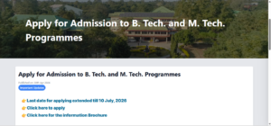 DUIET Counselling Application portal