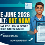 FMGE June 2026 Result OUT; Official PDF Link & Steps to Check Exam Scores