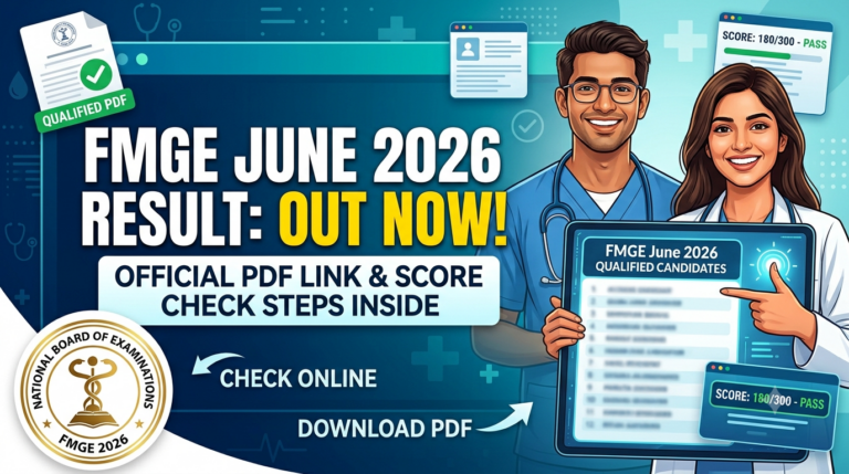 FMGE June 2026 Result OUT