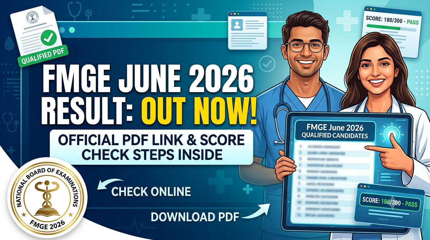 FMGE June 2026 Result OUT