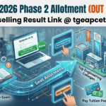 TS EAMCET 2026 Phase 2 Allotment Result Out Today