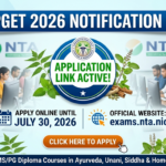 AIAPGET Notification 2026 OUT; Registration Link Active, Apply Till July 30 at exams.nta.nic.in