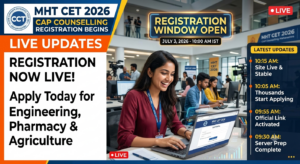MHT CET 2026 CAP Counselling Registration Begins Live: Direct Link, Steps to Apply, Fees, Important Dates and Complete Schedule