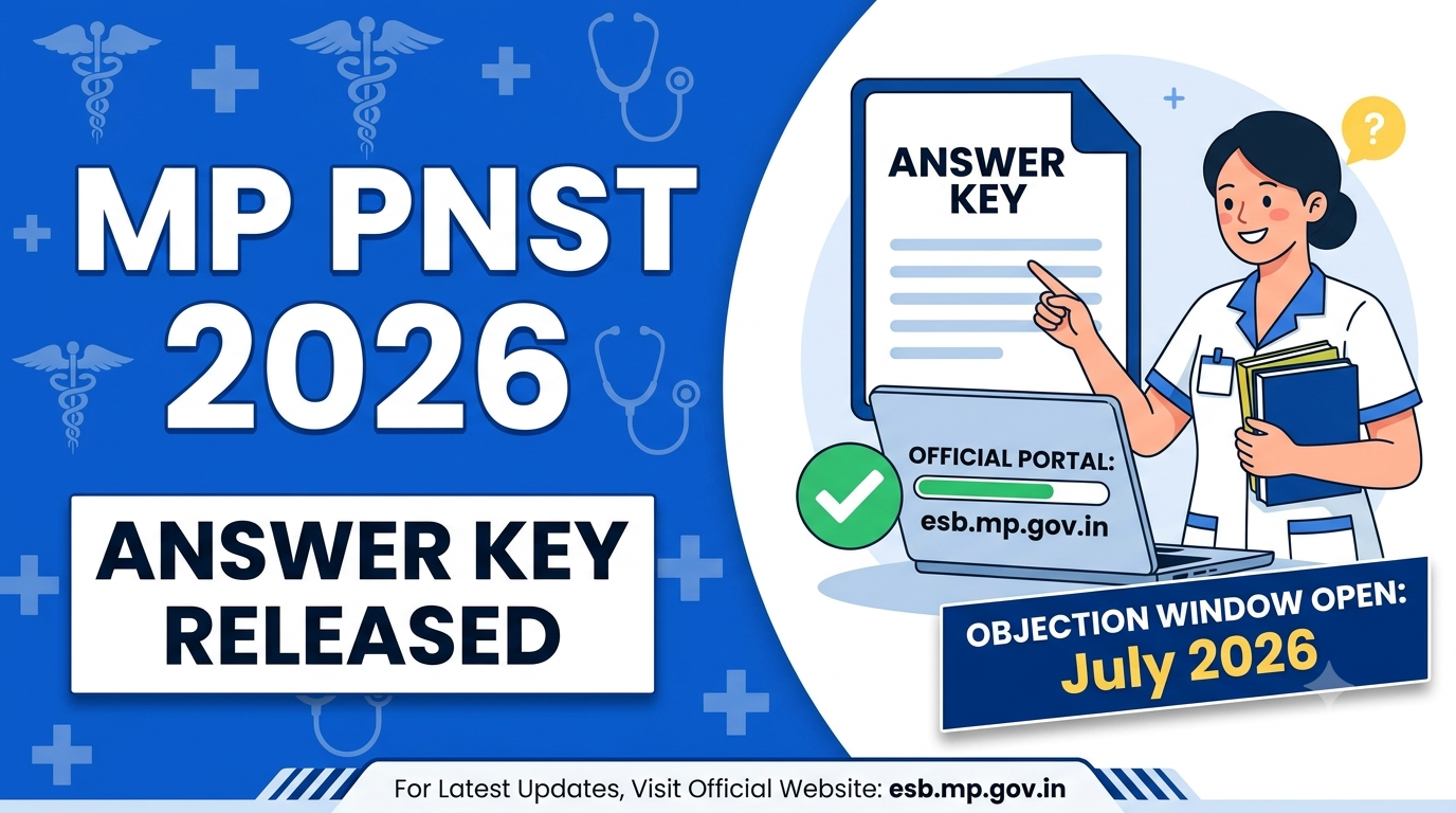 MP PNST 2026 Answer Key Released