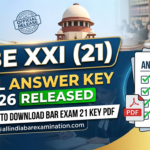 AIBE XXI Final Answer Key 2026 Released: Check Passing Cutoff & Steps to Download Bar Exam Key PDF
