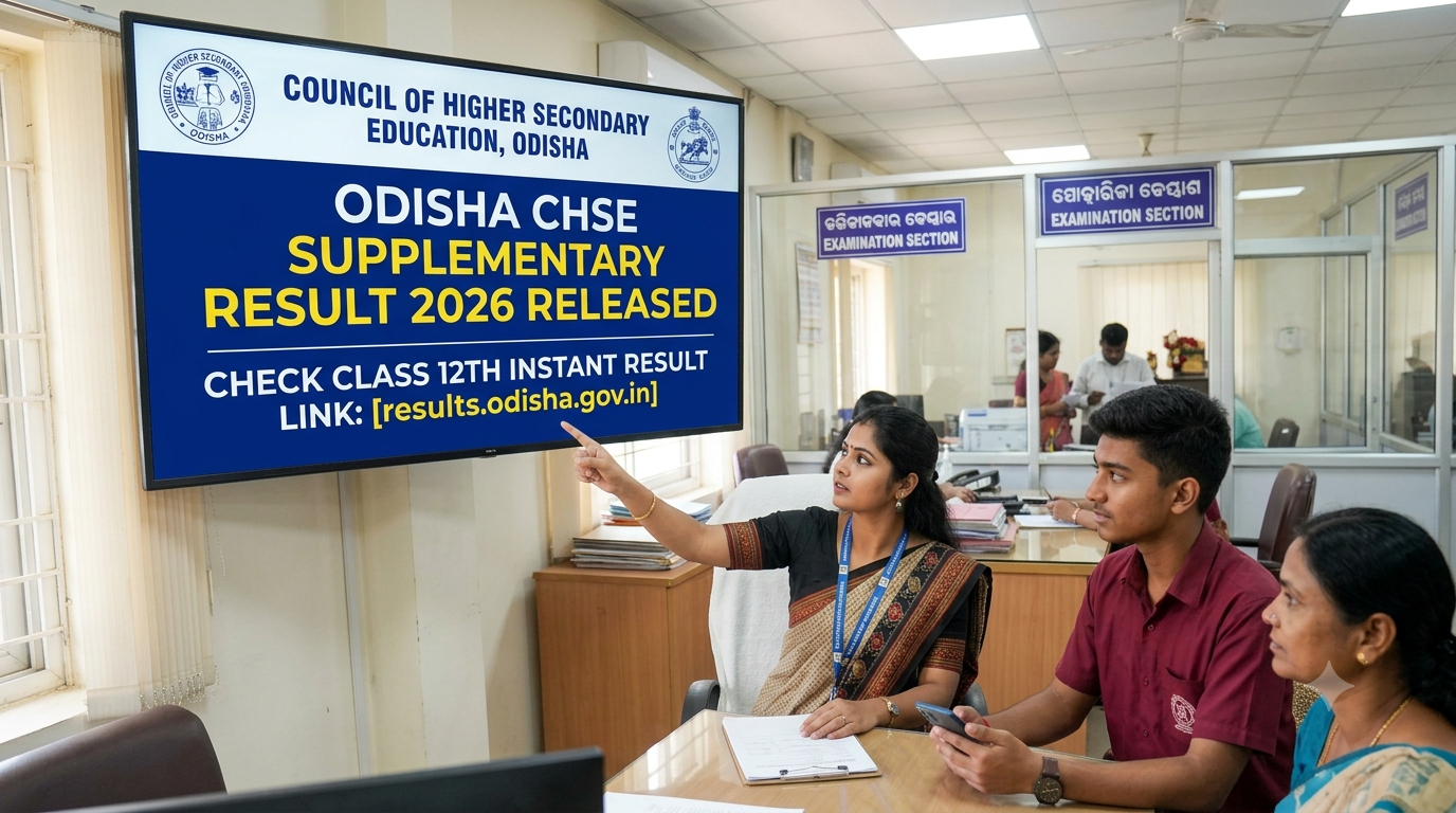 Odisha CHSE Supplementary Result 2026 Released: