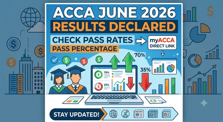 ACCA June 2026 Results Declared: Check Pass Rates, Pass Percentage, and myACCA Direct Link