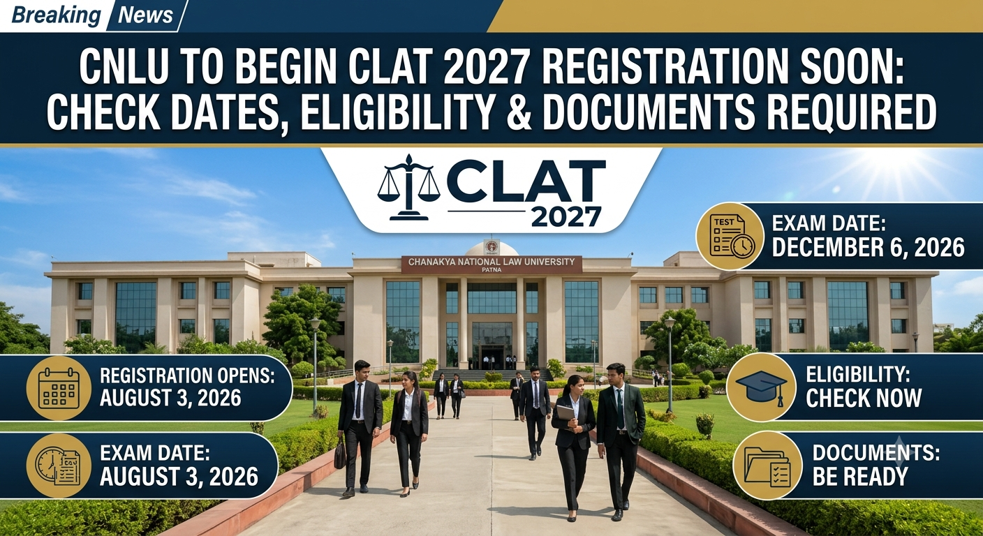 CNLU to Begin CLAT 2027 Registration Soon