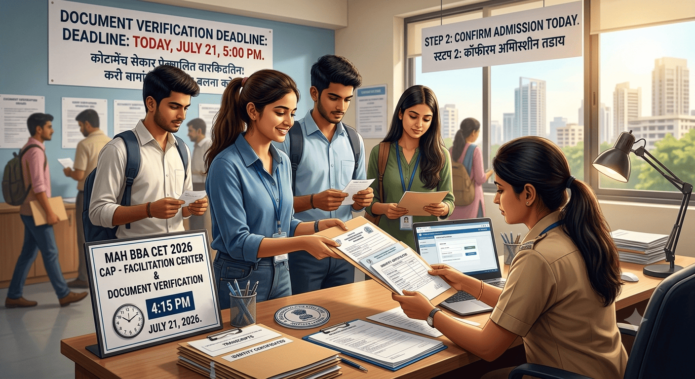 MAH BBA CET 2026 CAP Document Verification