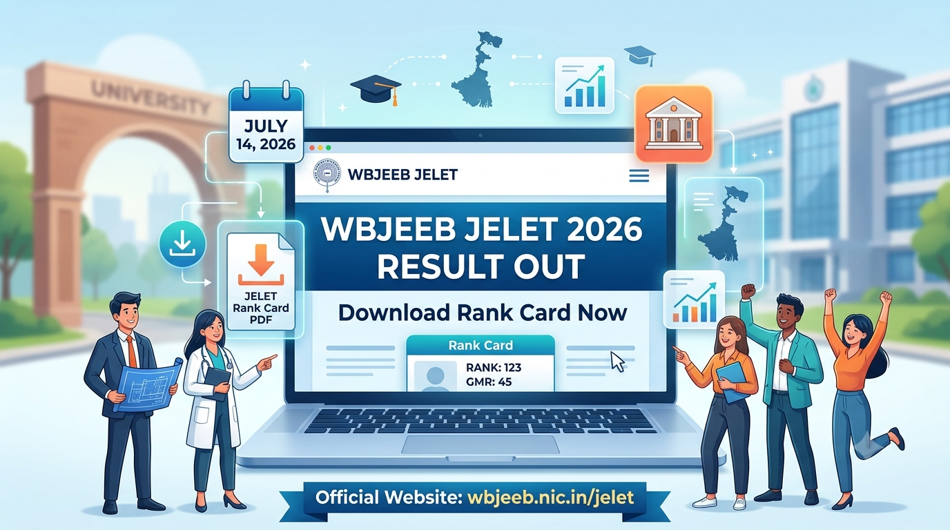WBJEE JELET Result 2026 Declared