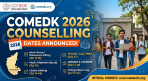 COMEDK Counselling Dates 2026 Announced at comedk.org; Check Round 1 Schedule Here