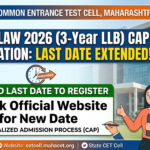 MH CET Law 2026 3-Year LLB CAP Registration Last Date Extended; Apply at cetcell.mahacet.org