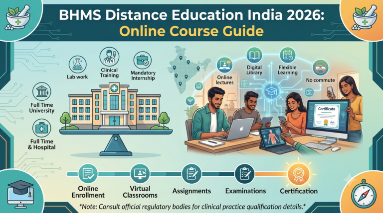 BHMS Distance Education India 2026: Online Course Guide