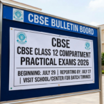 CBSE Class 12th Compartment Practical Exams 2026 Set to Begin on July 29: Essential Guidelines for Students and Schools