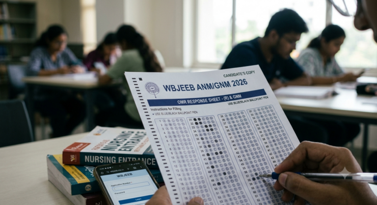 WBJEEB Releases ANM GNM 2026 OMR Response Sheet