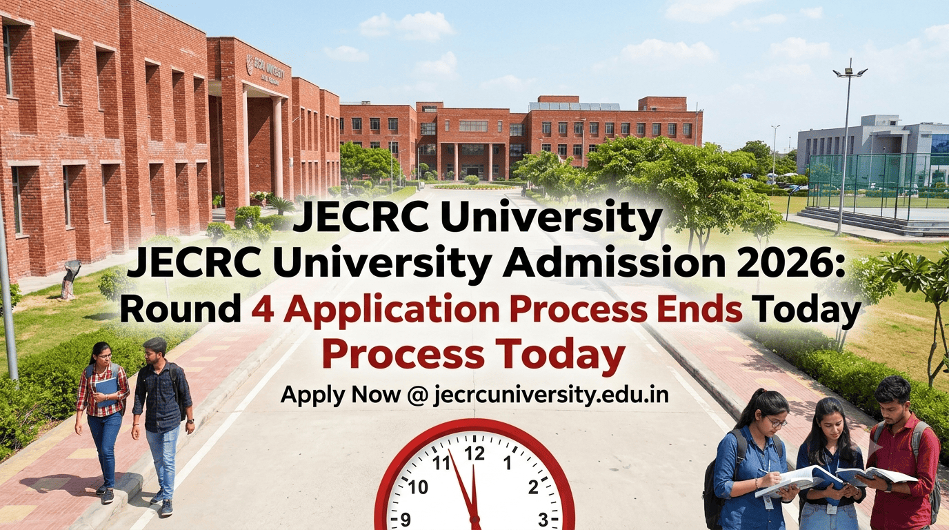 JECRC University Admission 2026: Round 4 Application Process Ends Today